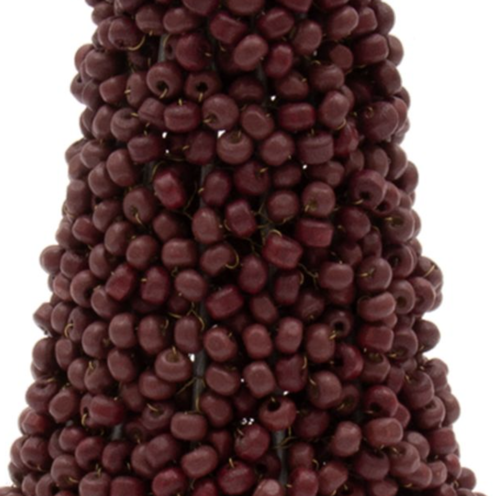 -- Christmas Tree houten kralen burgundy