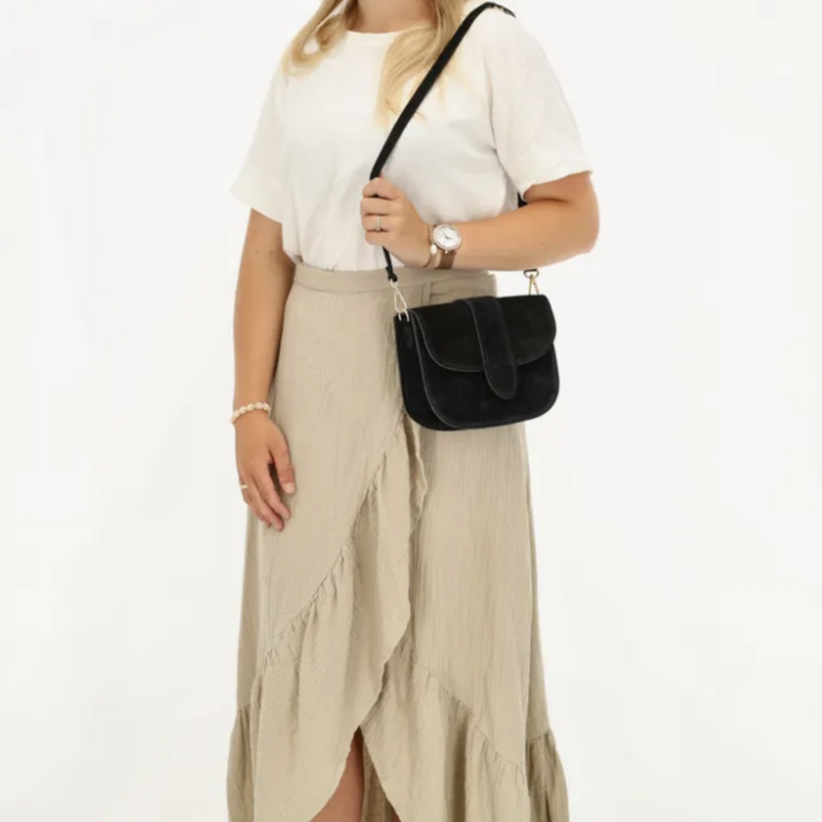 CHARM LONDON CHARM LONDON - Schoudertas Anna zwart