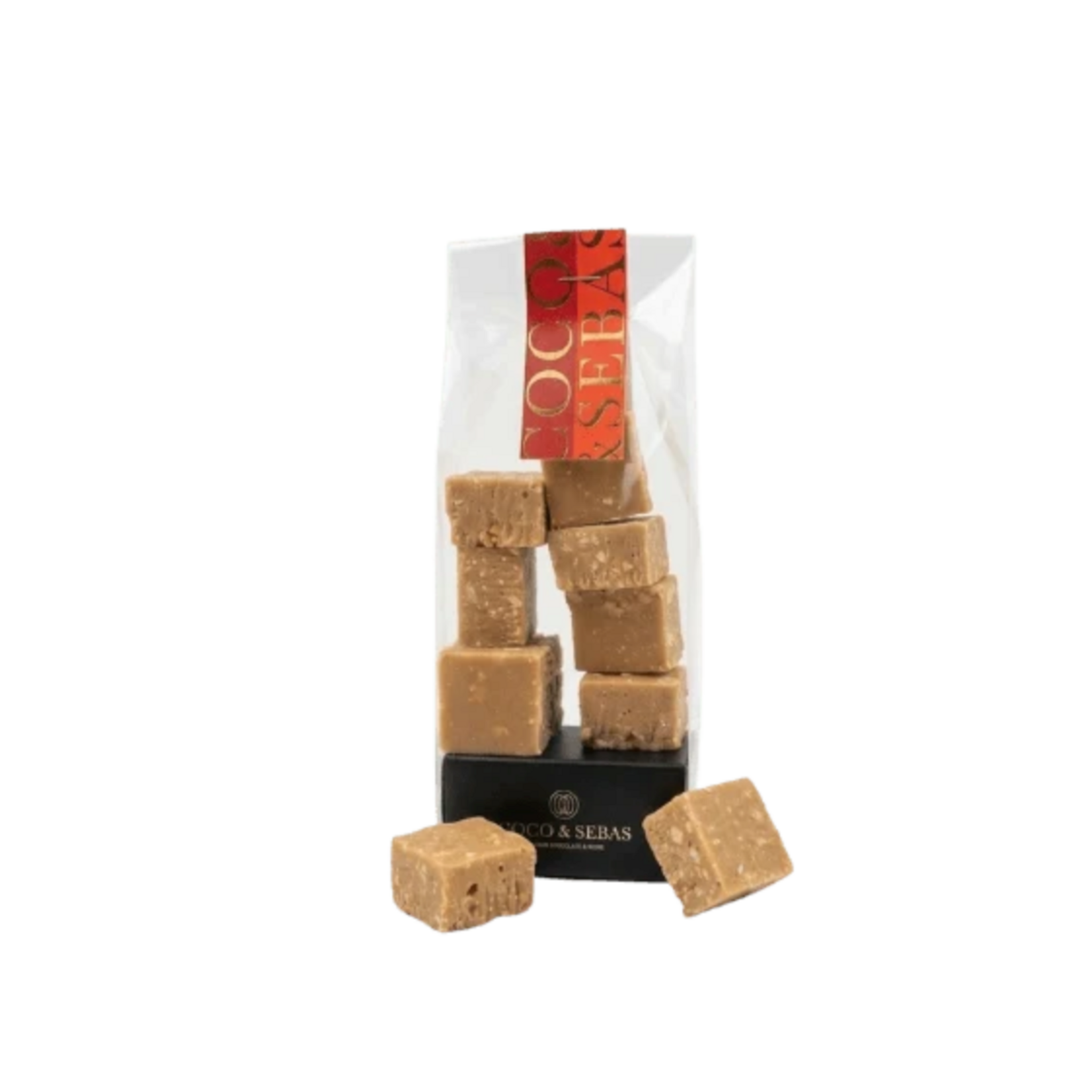 COCO & SEBAS Coco & Sebas - Pinda Karamel Cubes Karamelchocolade