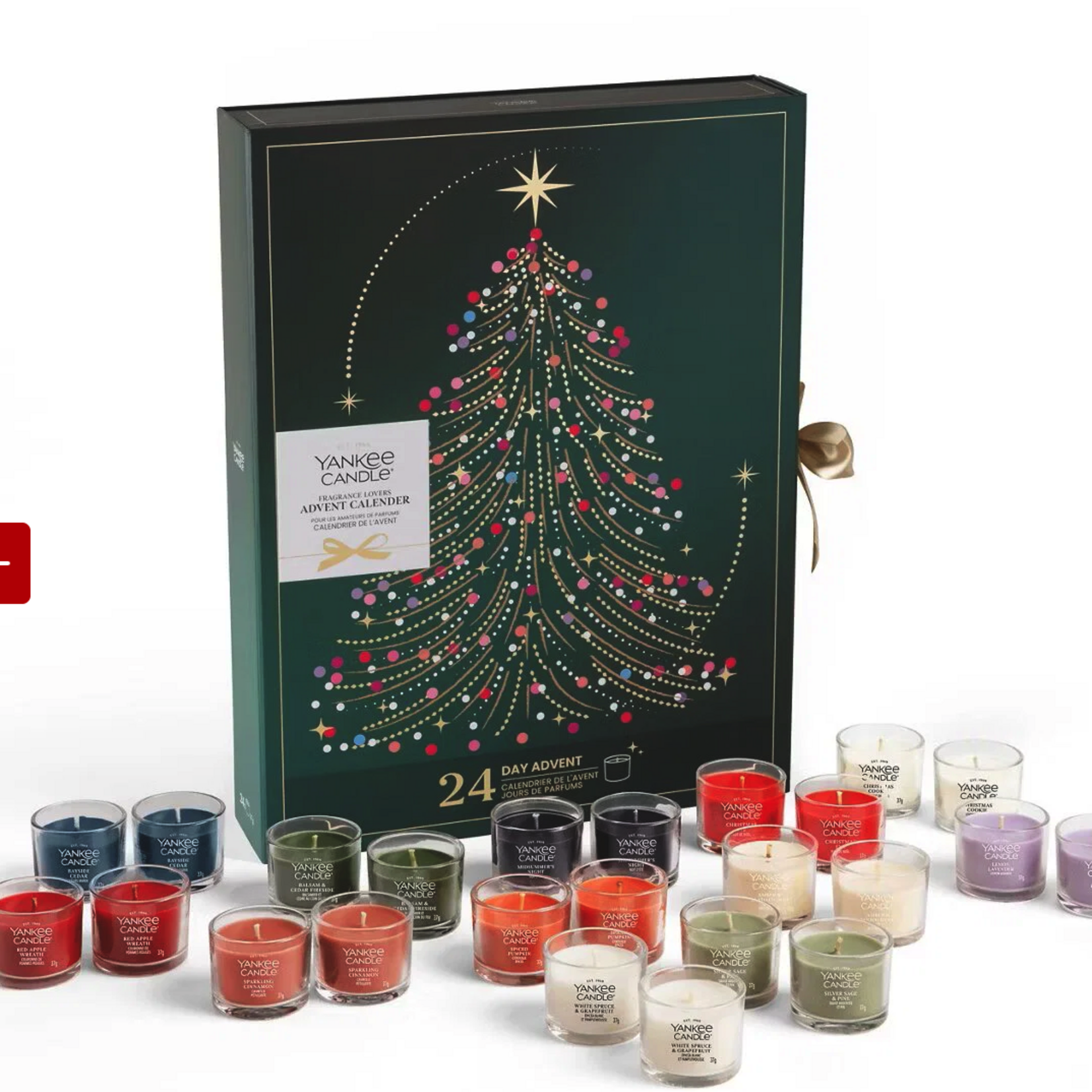 YANKEE CANDLE YANKEE CANDLE - Adventskalender 2026 - inhoud 24 kaarsen