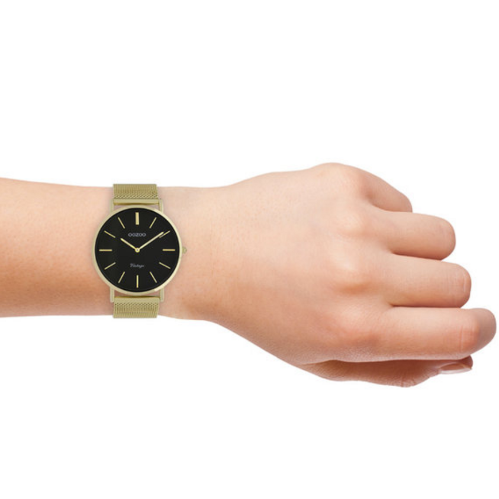 OOZOO OOZOO - Horloge met stalen band C9913 goud