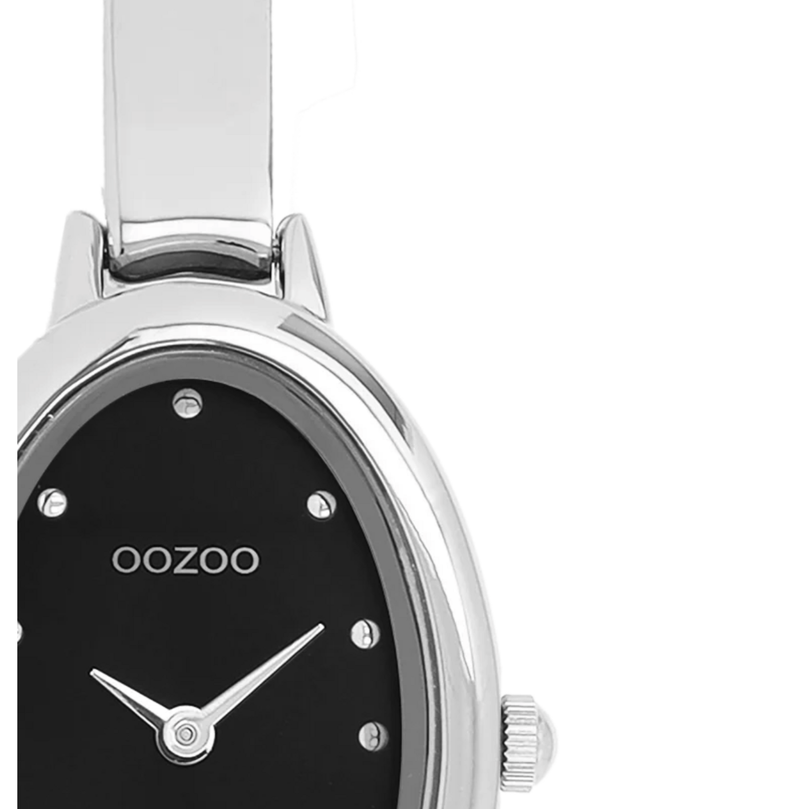 OOZOO OOZOO - Horloge zilverkleurig met bangle - C20461