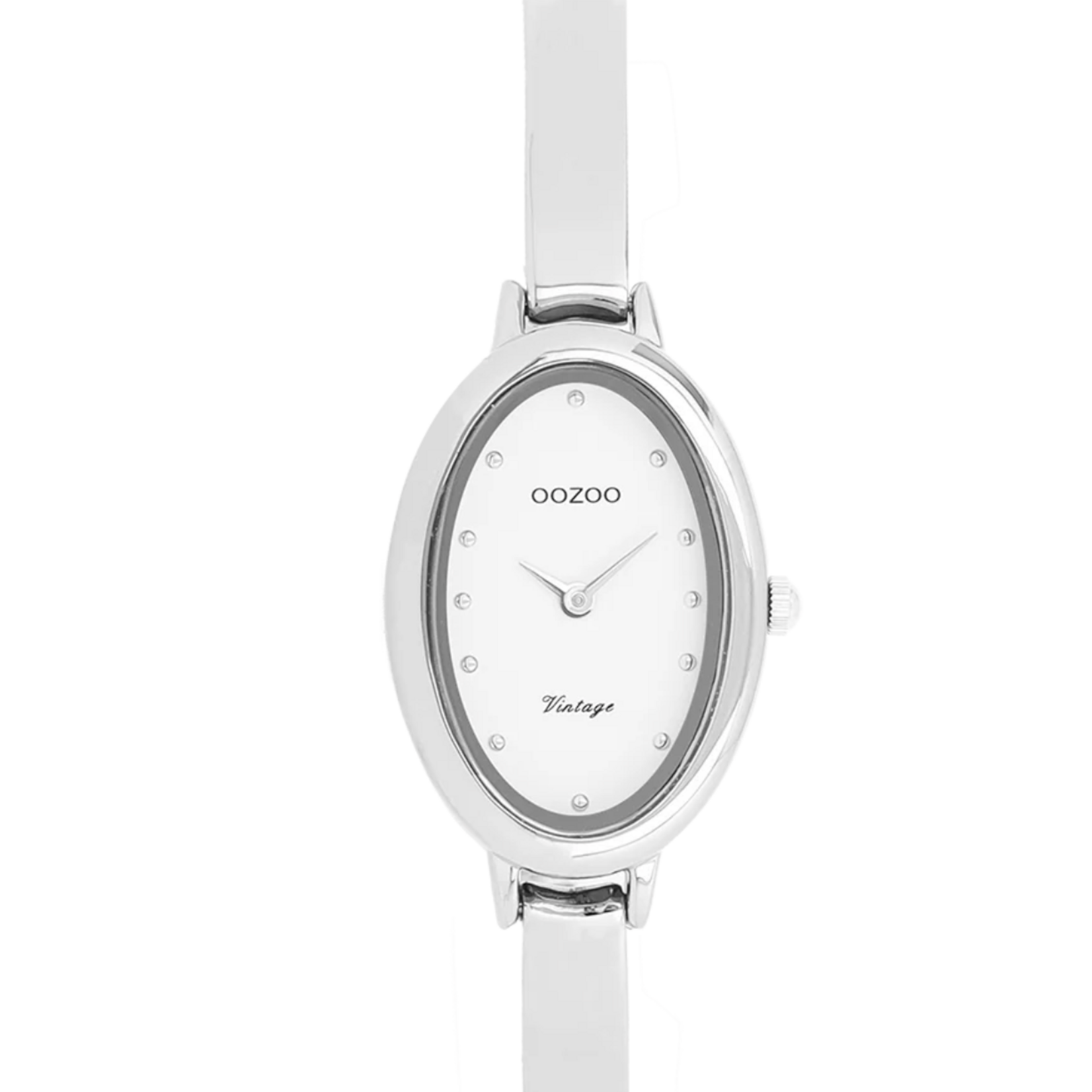OOZOO OOZOO - Horloge zilverkleurig met bangle - C20460