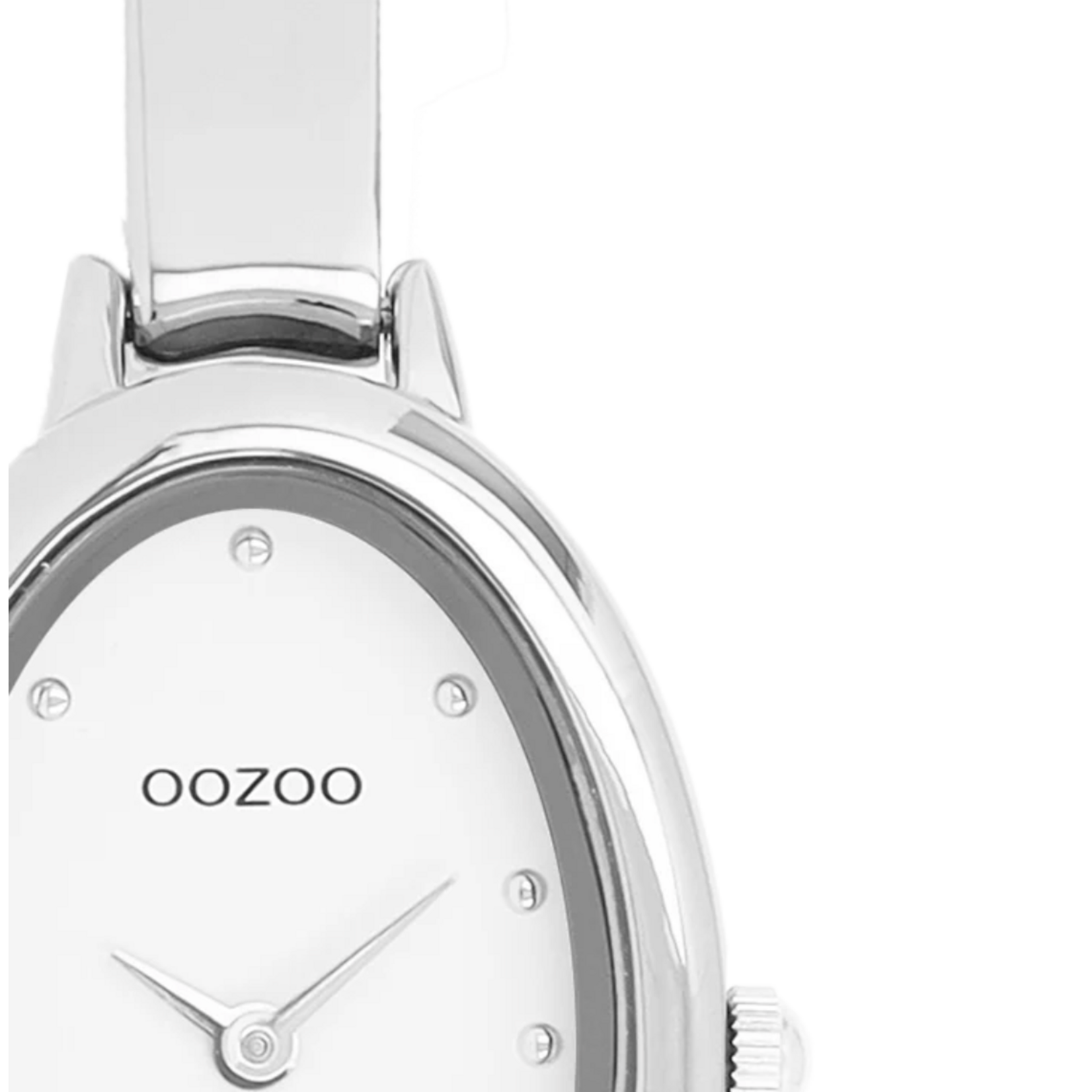 OOZOO OOZOO - Horloge zilverkleurig met bangle - C20460