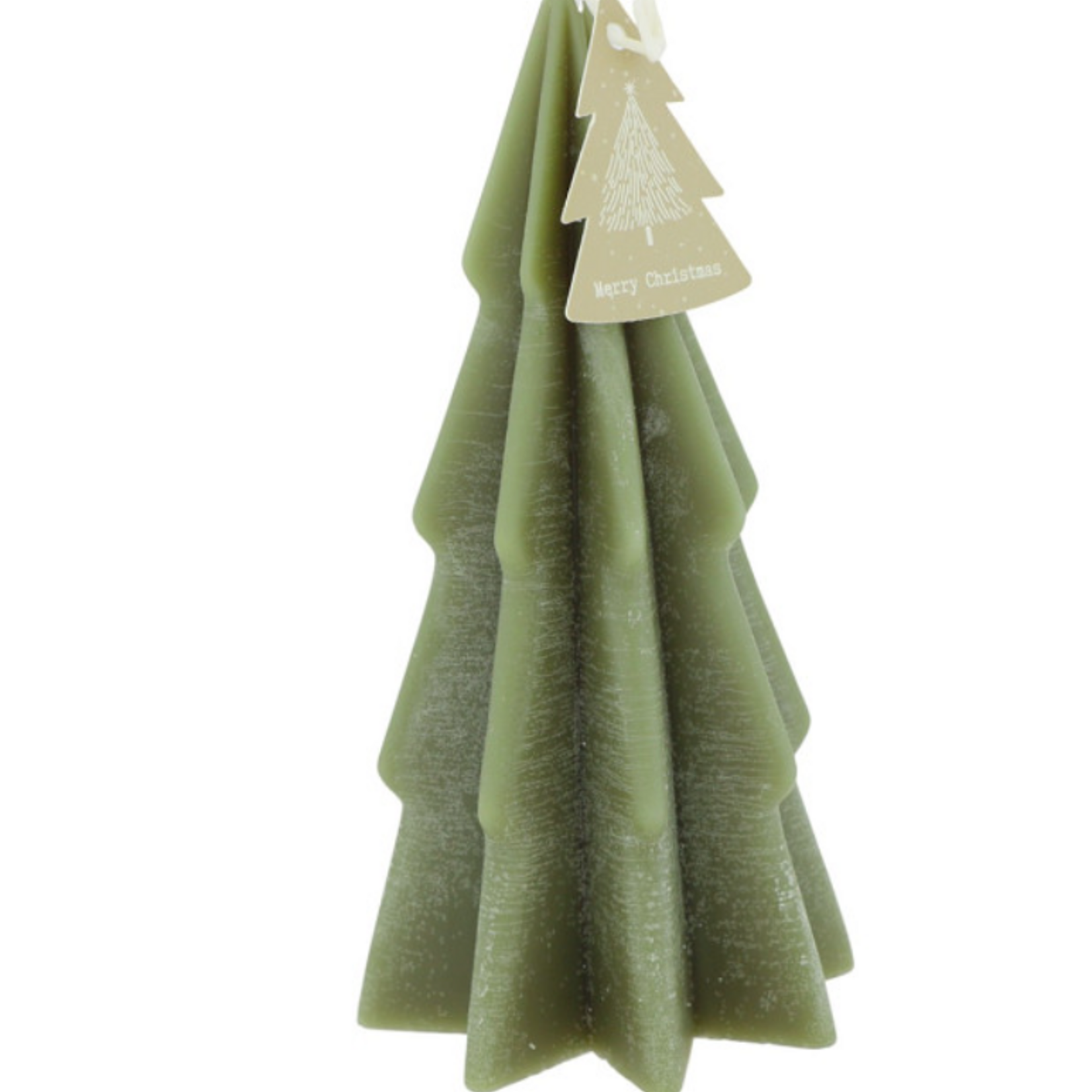 -- HS - Deco Kaars kerstboom Lio L groen