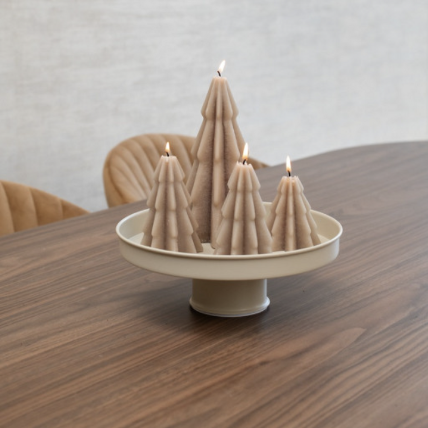 -- HS - Deco Kaars kerstboom Lio M groen