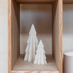 -- HS - Deco Kaars kerstboom Lio M beige