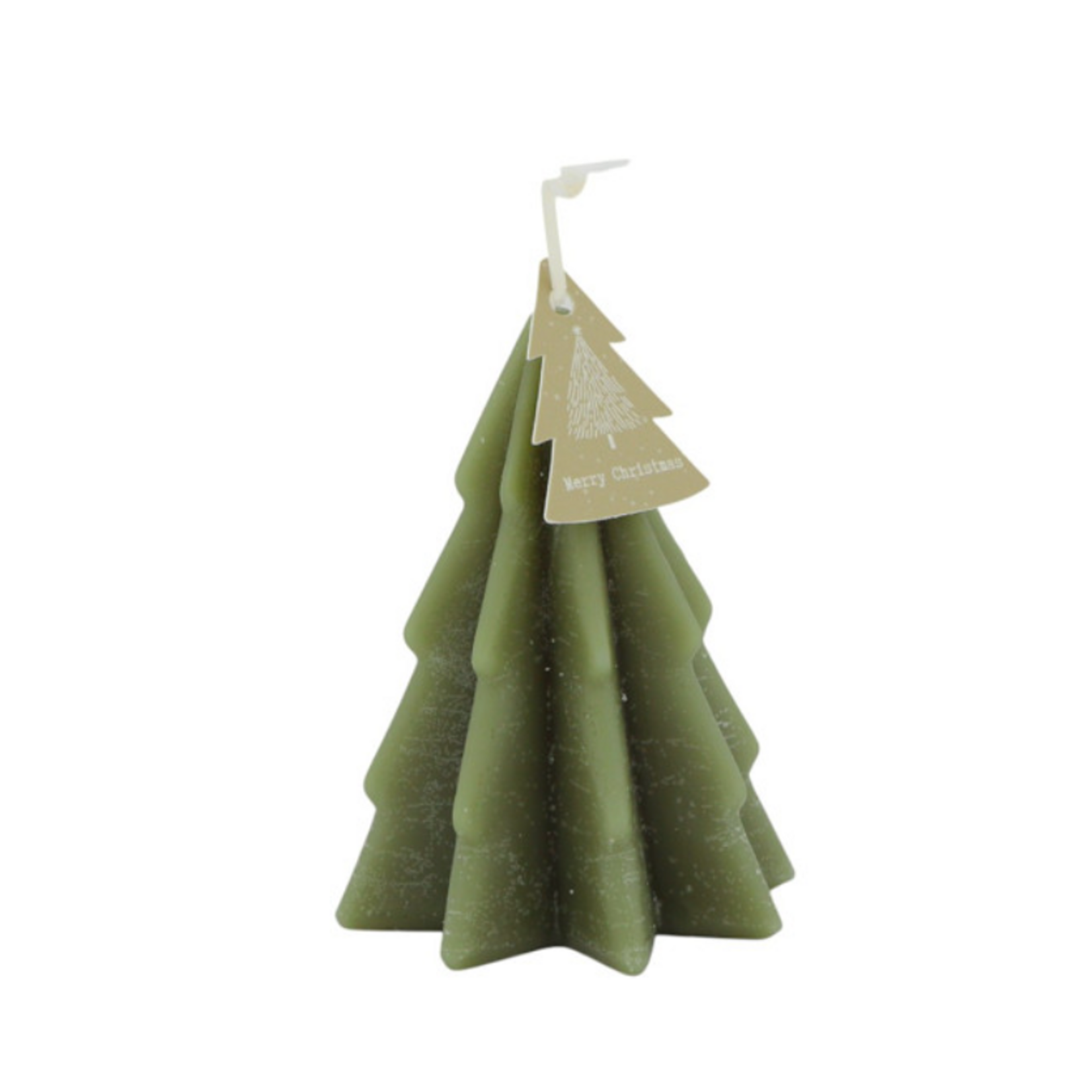 -- HS - Deco Kaars kerstboom Lio S groen