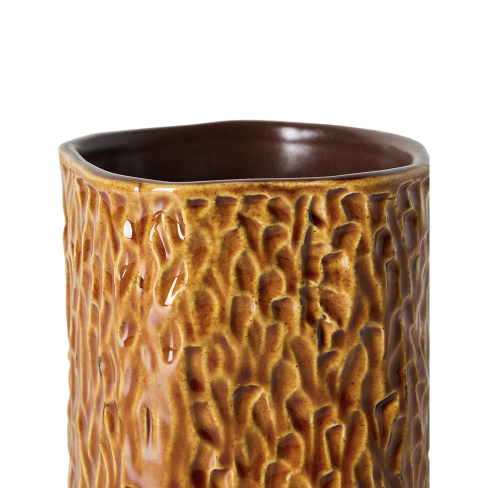 HKLIVING HKLIVING -  Vaas Rugged burnt caramel AVC0018