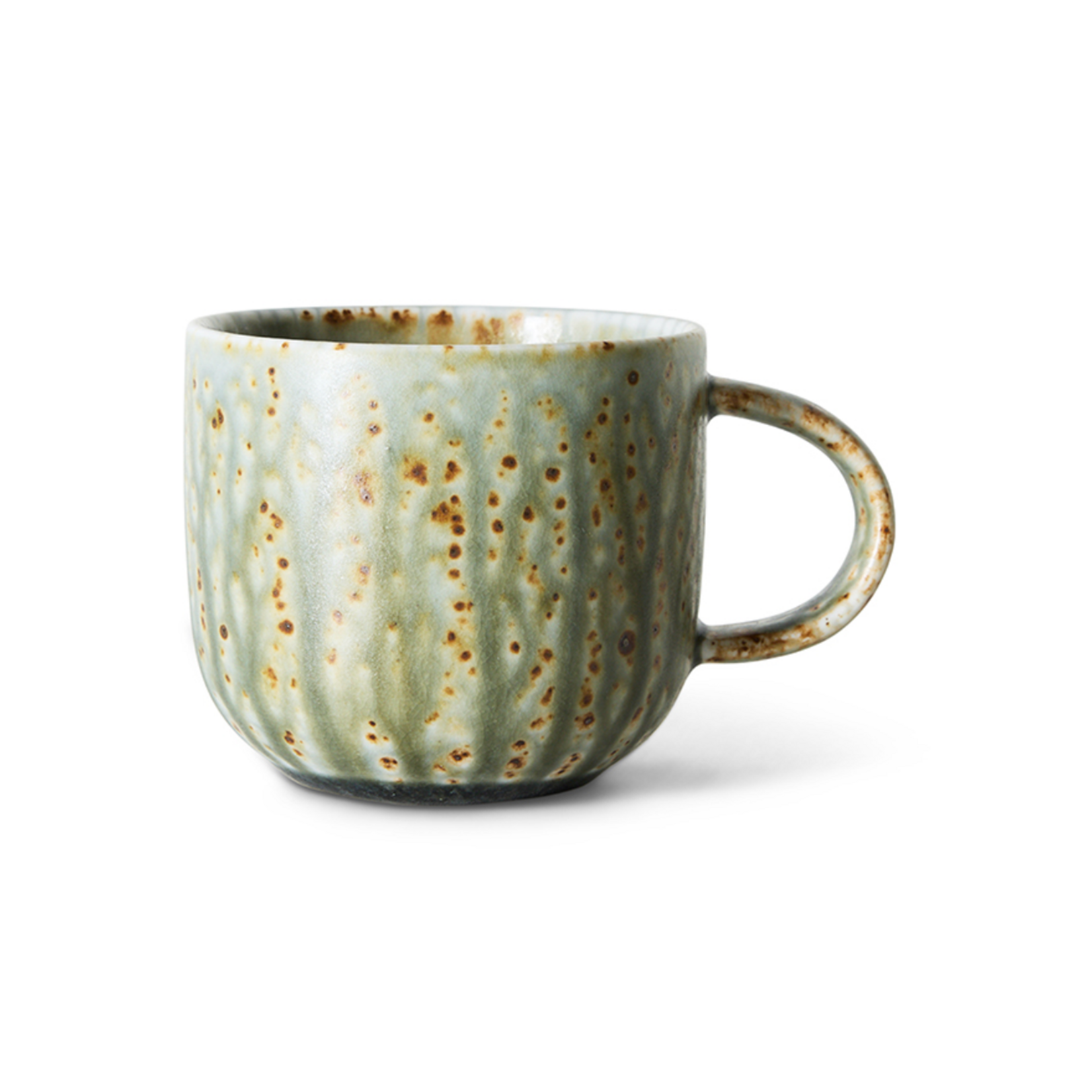 HKLIVING HKLIVING - Chef ceramics mok rustic groen KCC0003
