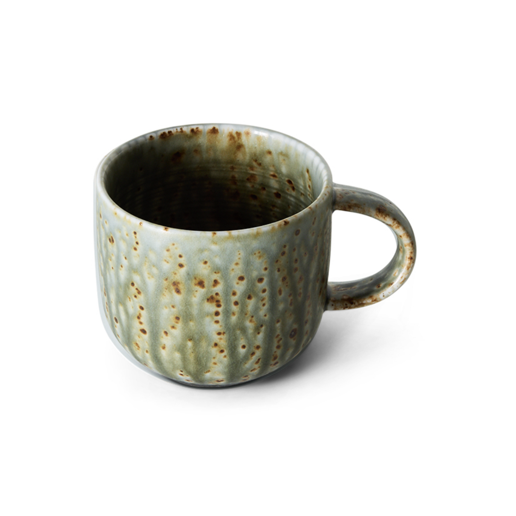 HKLIVING HKLIVING - Chef ceramics mok rustic groen KCC0003
