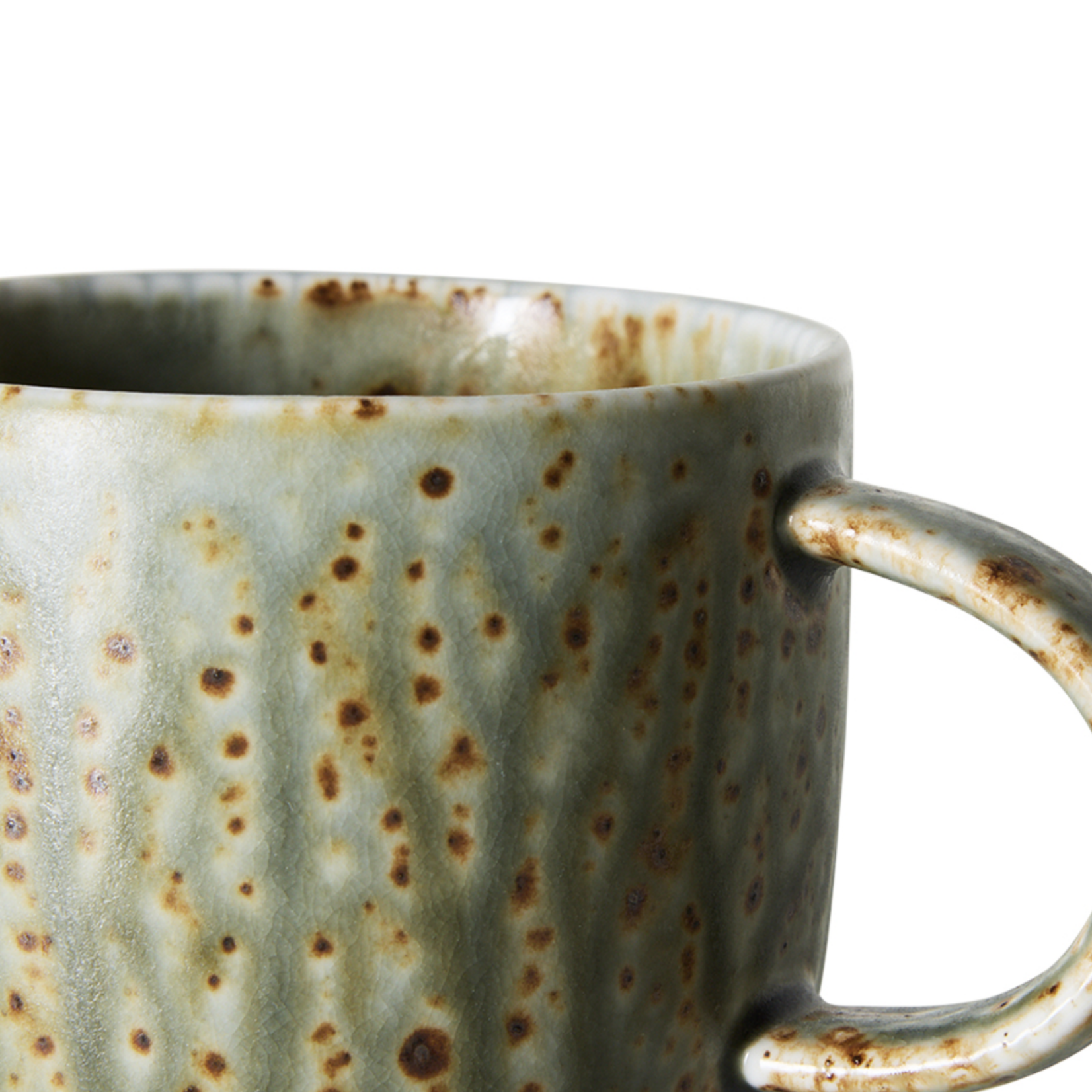 HKLIVING HKLIVING - Chef ceramics mok rustic groen KCC0003