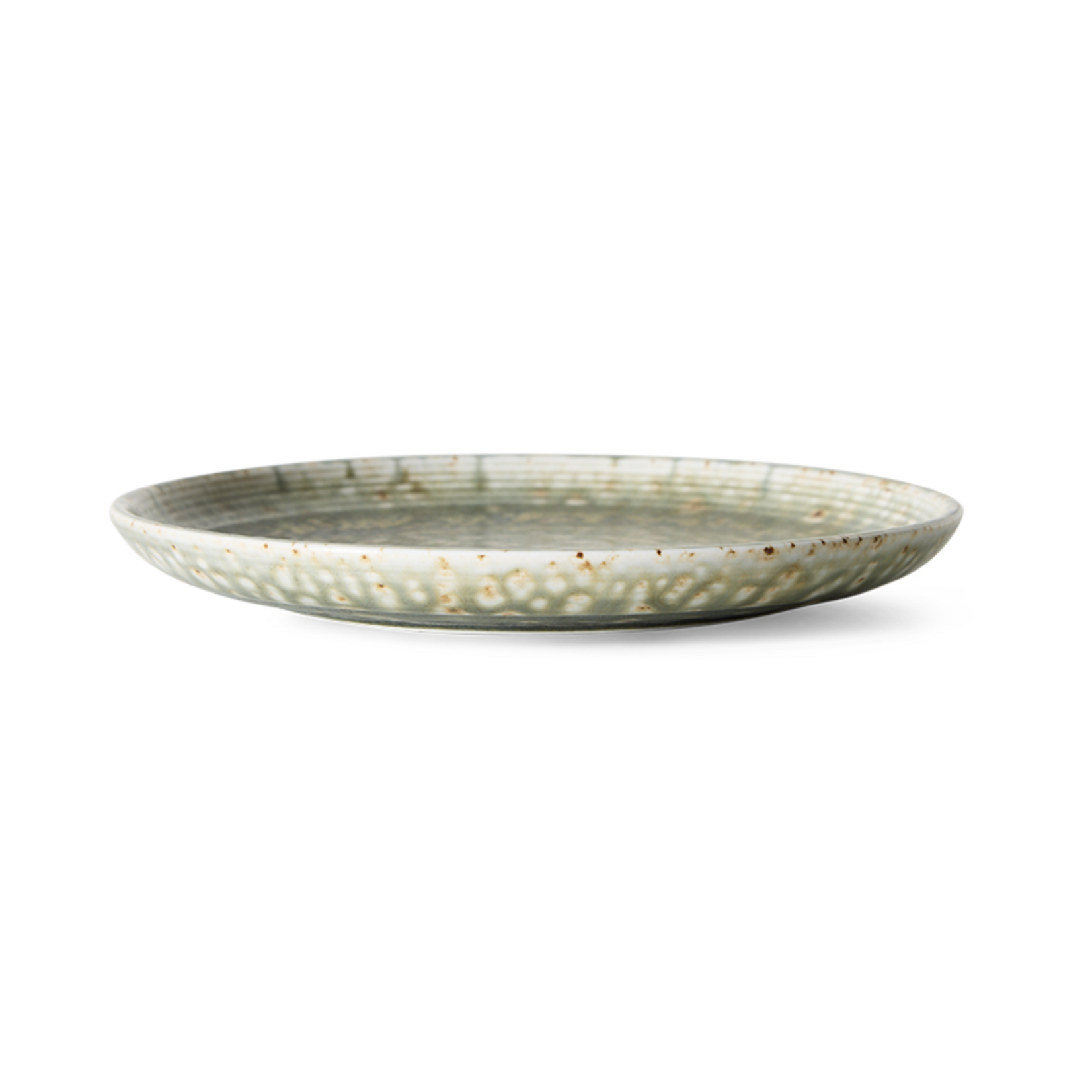 HKLIVING HKLIVING - Chef ceramics: side plate, rustic groen  KCC0009