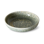 HKLIVING HKLIVING - Chef ceramics: diep bord  M rustic groen KCC0013