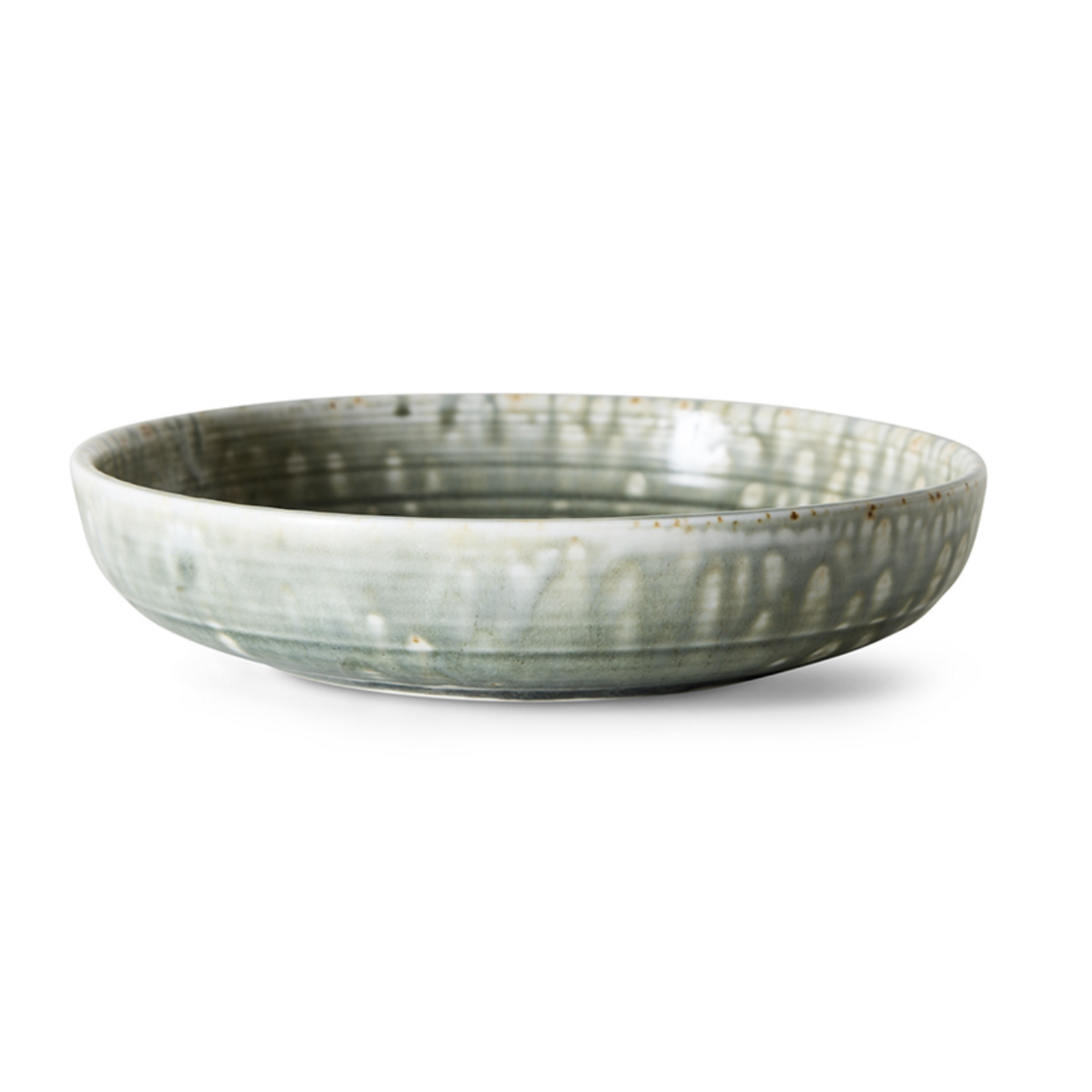 HKLIVING HKLIVING - Chef ceramics: diep bord  M rustic groen KCC0013