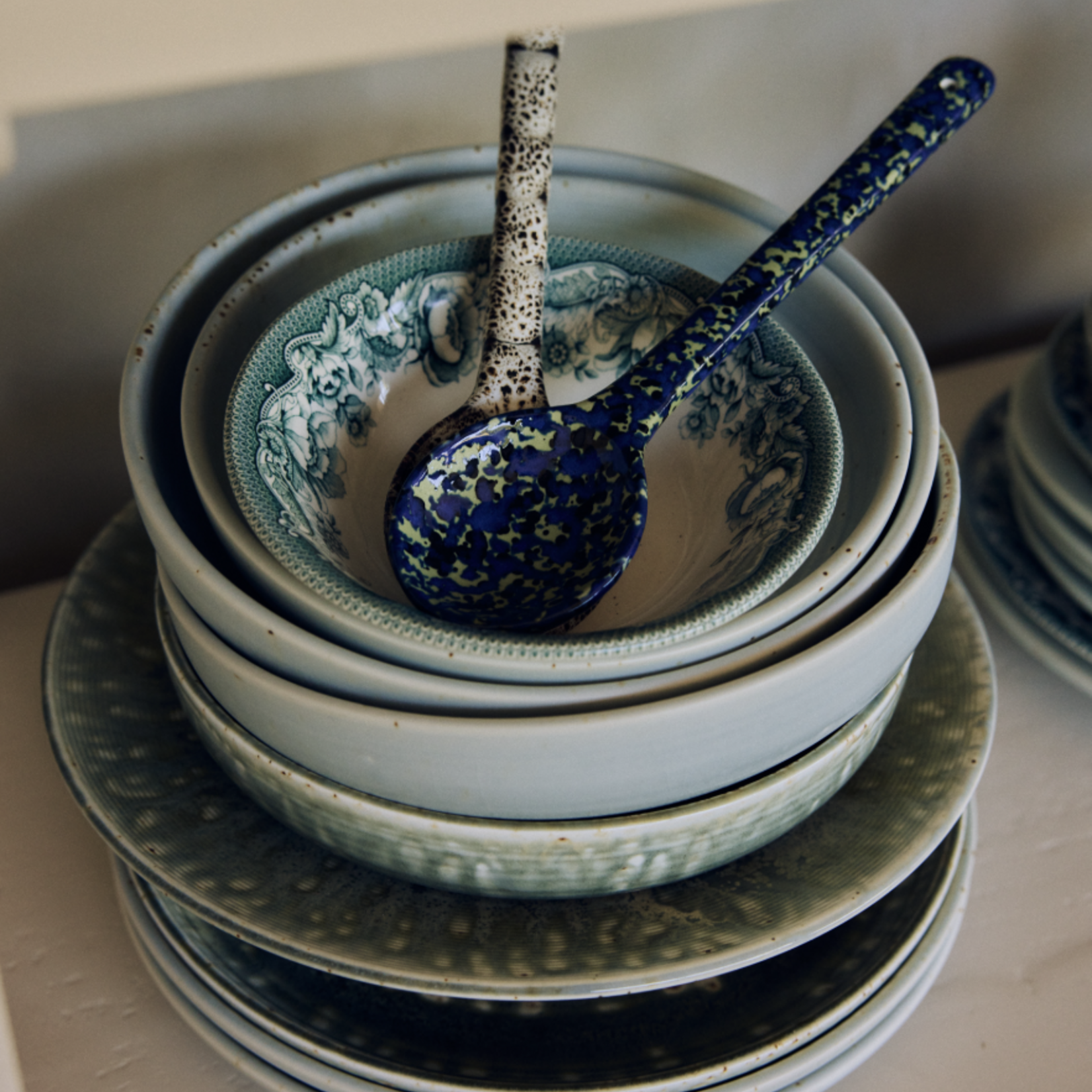 HKLIVING HKLIVING - Chef ceramics: diep bord  M lichtblauw  KCC0014