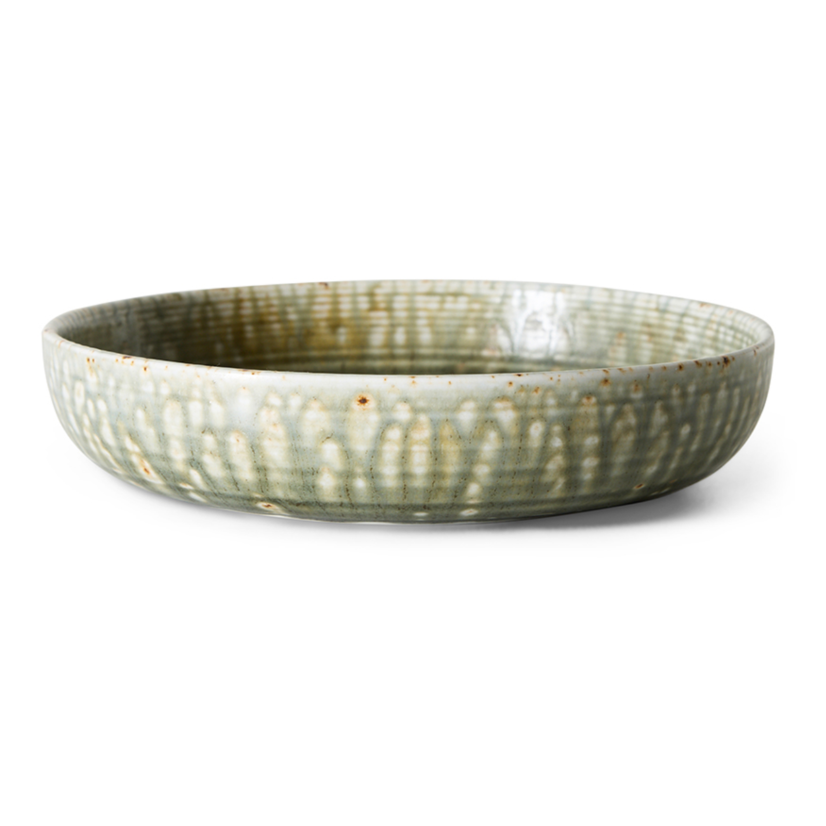 HKLIVING HKLIVING - Chef ceramics: diep bord  L groen KCC0015
