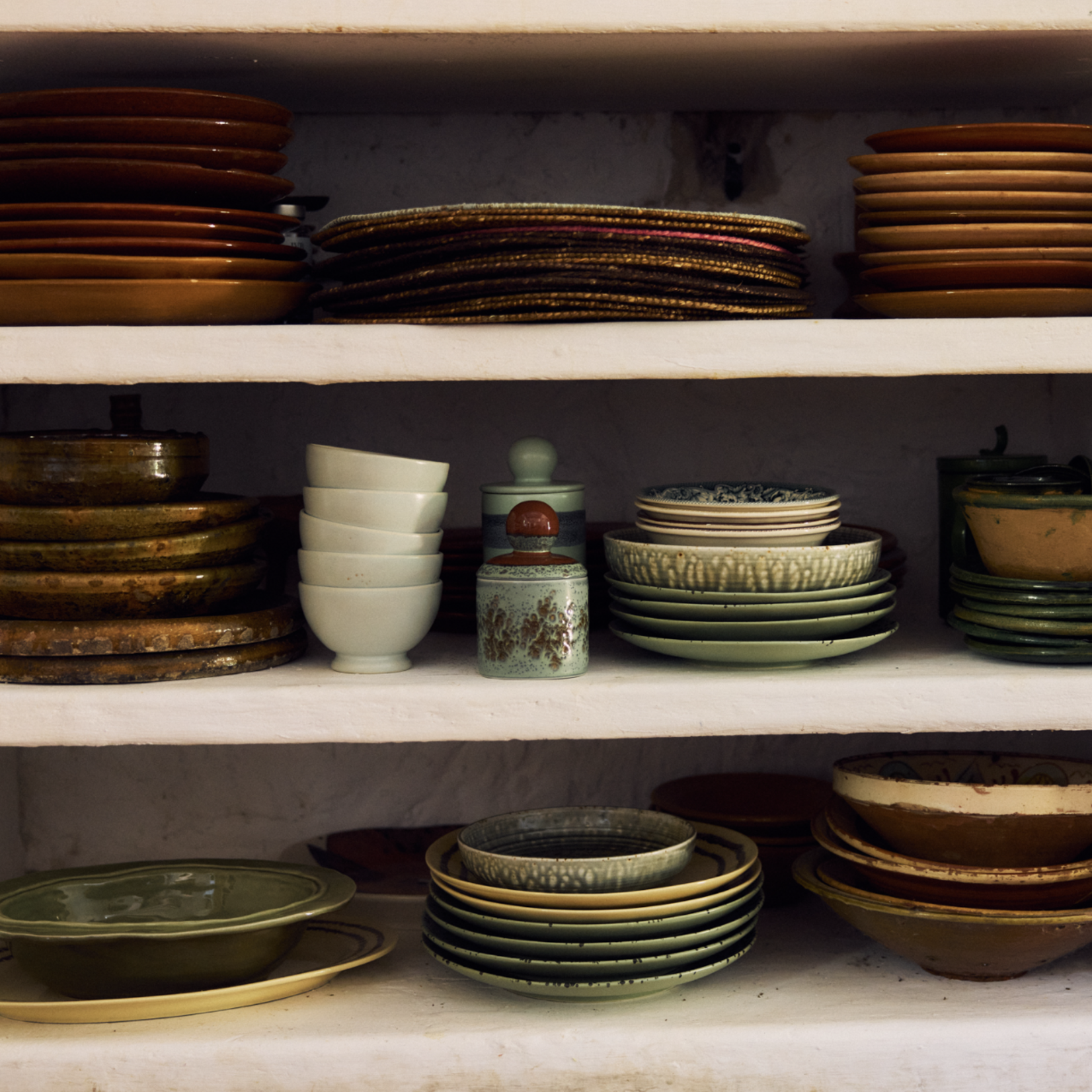HKLIVING HKLIVING - Chef ceramics: diep bord  L groen KCC0015