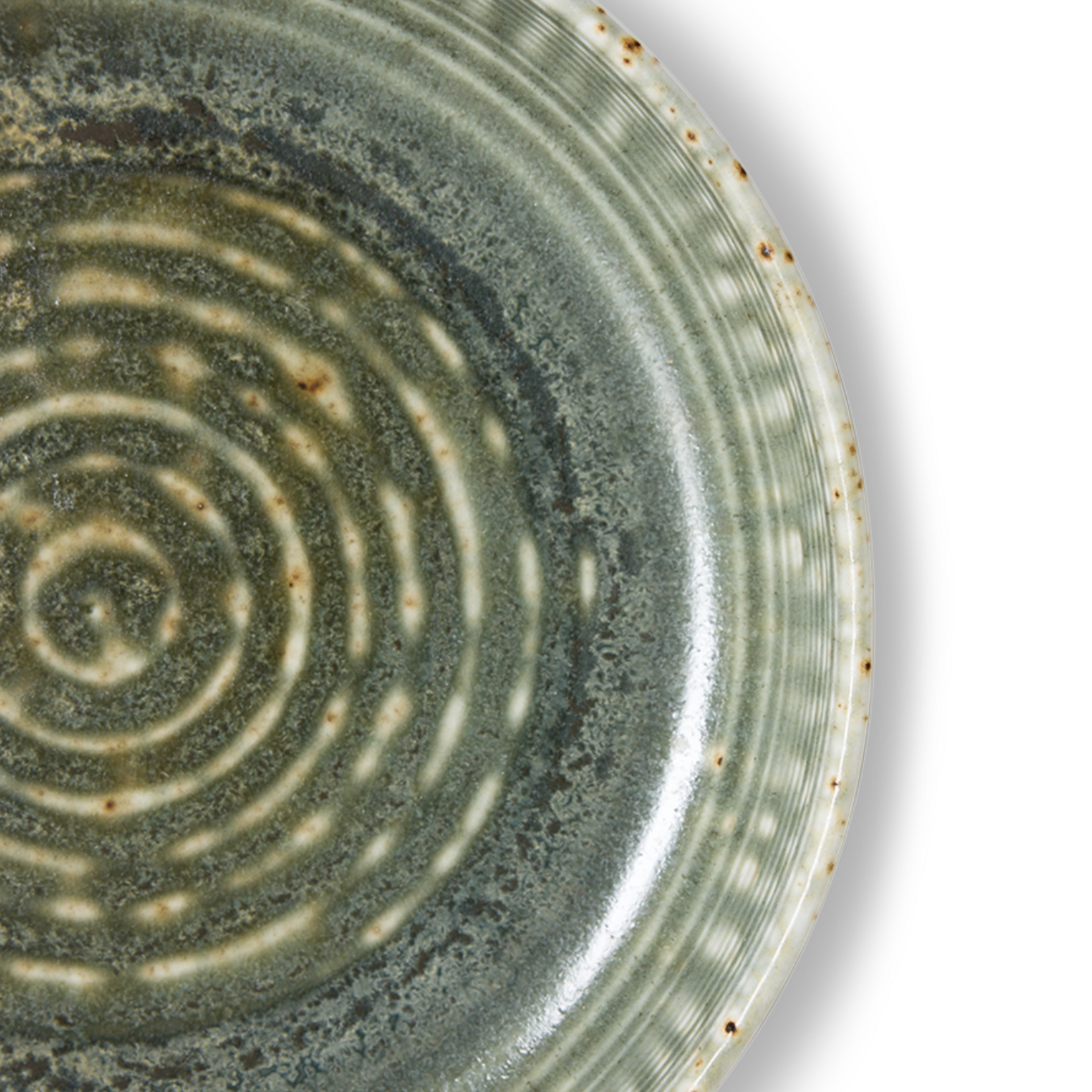 HKLIVING HKLIVING - Chef ceramics: diep bord  L groen KCC0015