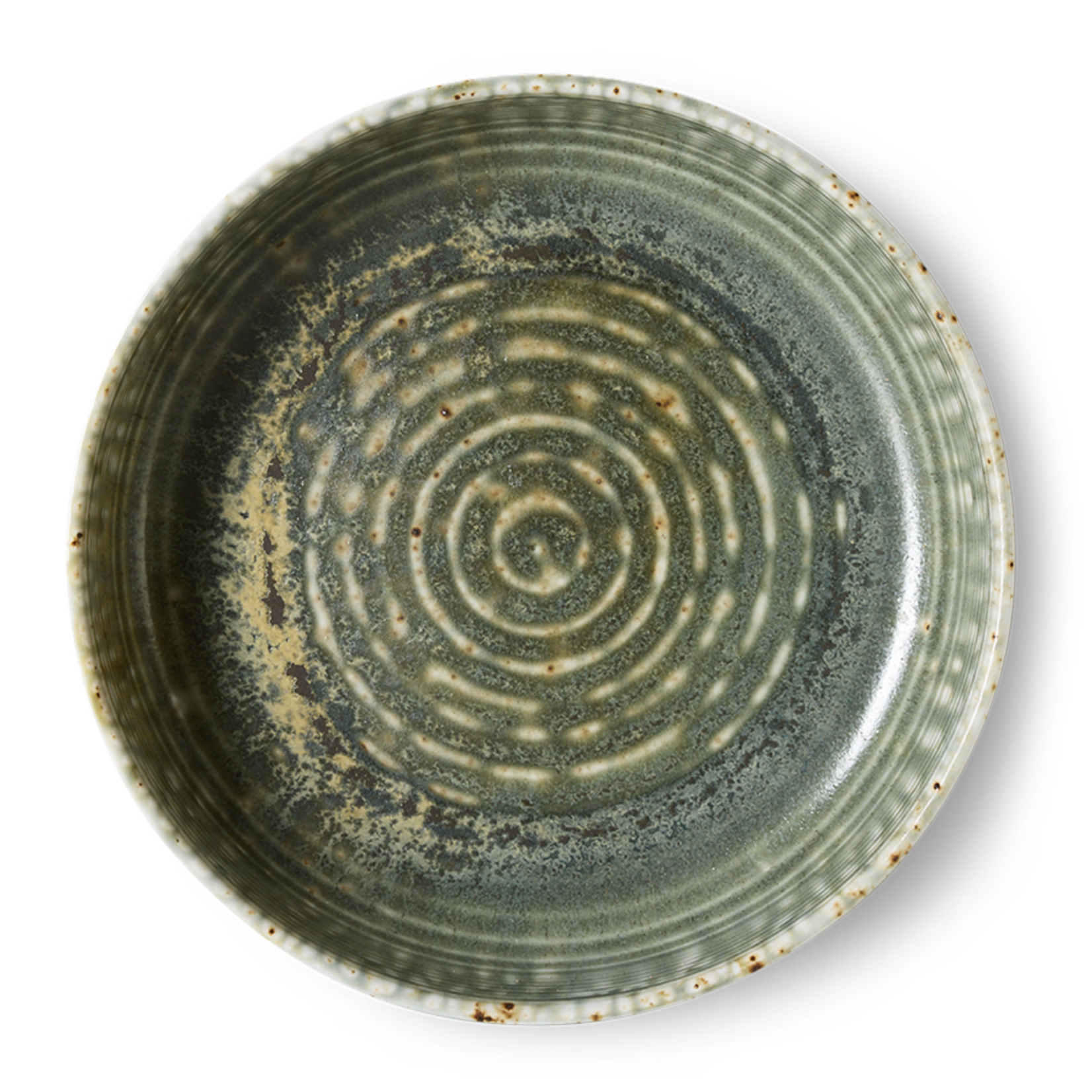 HKLIVING HKLIVING - Chef ceramics: diep bord  L groen KCC0015