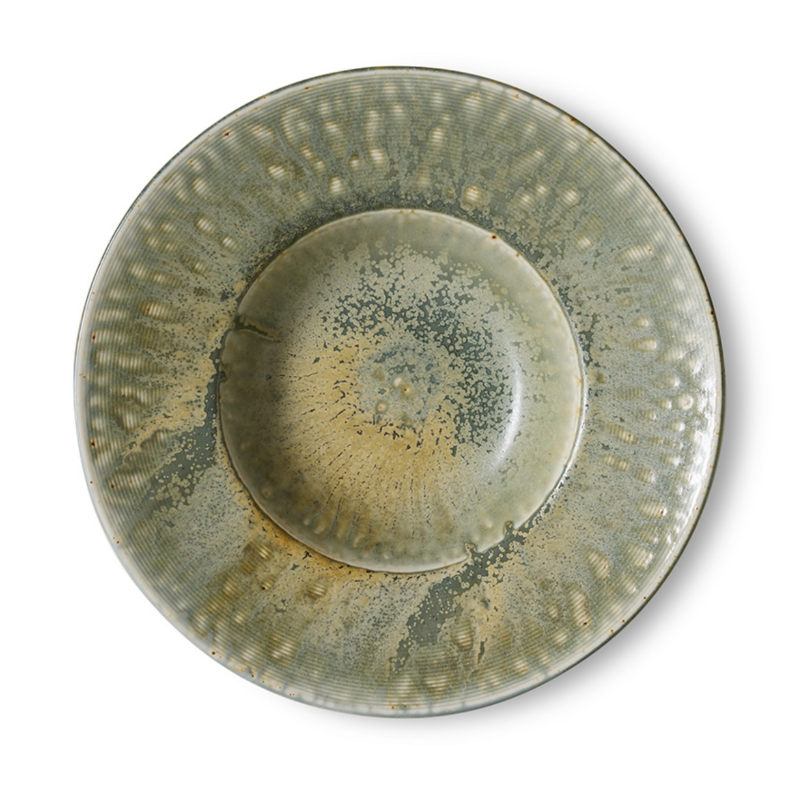 HKLIVING HKLIVING - Chef ceramics: pasta bord, rustiek groen KCC0017