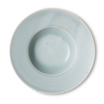 HKLIVING HKLIVING - Chef ceramics: pasta bord, rustiek licht blauw KCC0018
