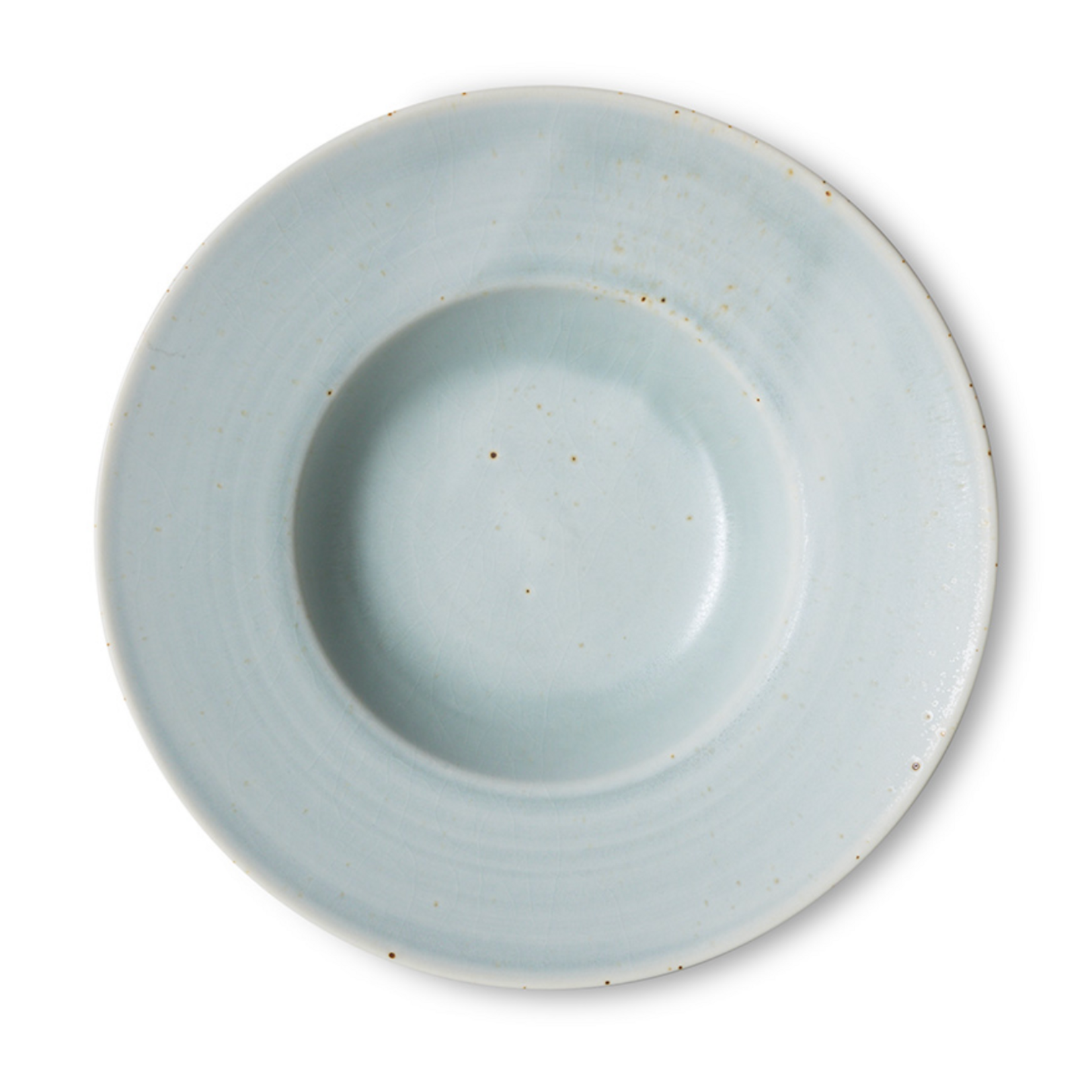 HKLIVING HKLIVING - Chef ceramics: pasta bord, rustiek licht blauw KCC0018