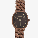 OOZOO OOZOO - Horloge Bruin met roestvrijstalen band - C11716
