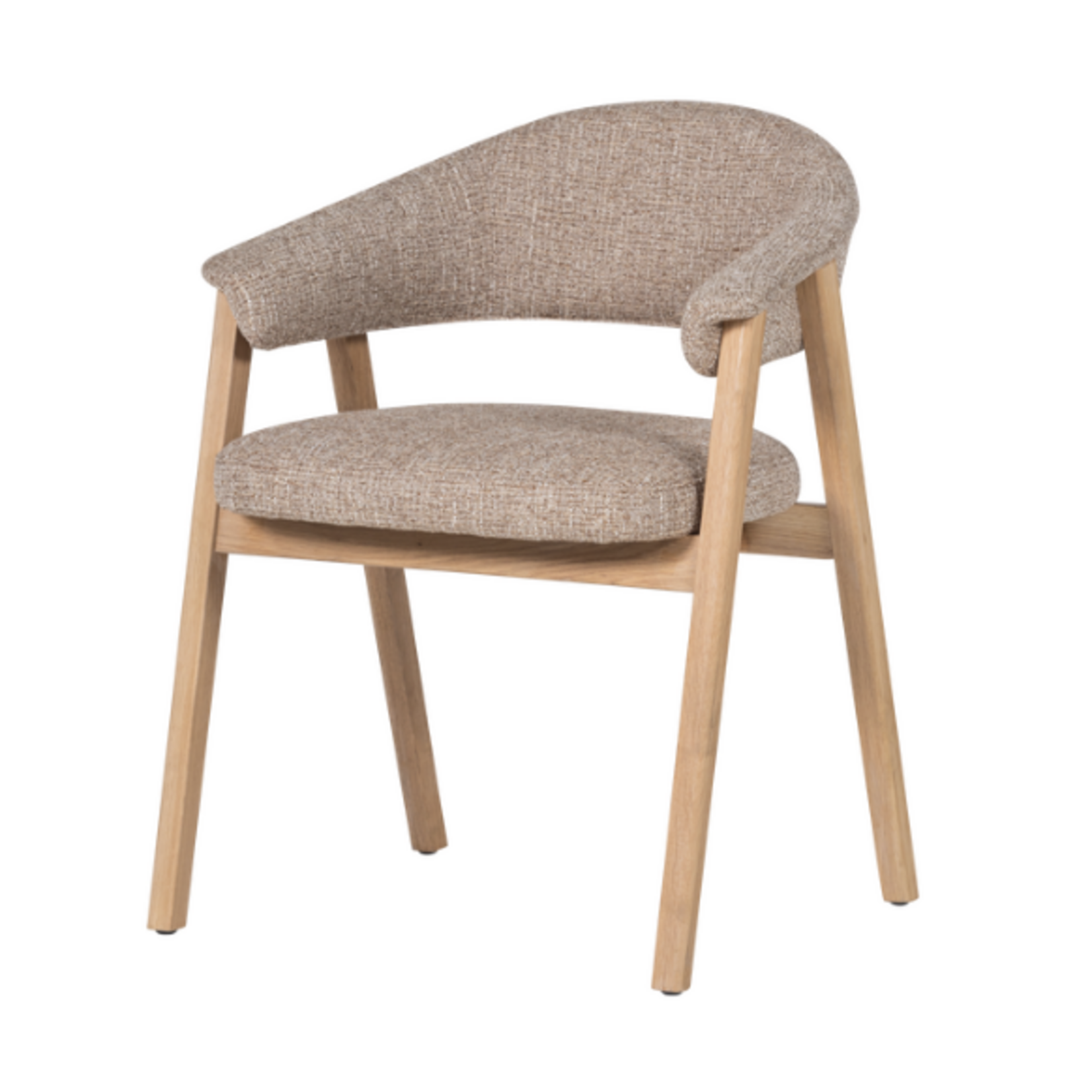 WOOOD EXCLUSIVE WOOOD - Eetkamerstoel Tunar met armleuning hout