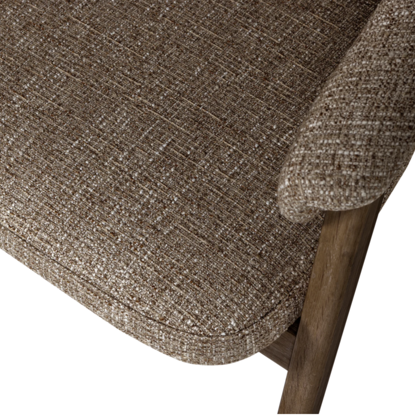 WOOOD EXCLUSIVE WOOOD - Eetkamerstoel Tunar met armleuning hout