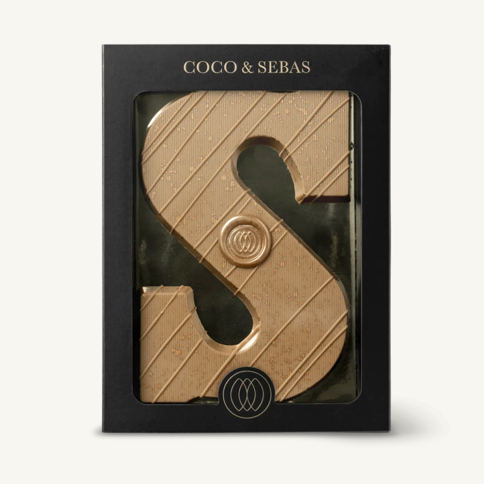 COCO & SEBAS Coco & Sebas - Sinterklaas Chocoladeletter Karamel