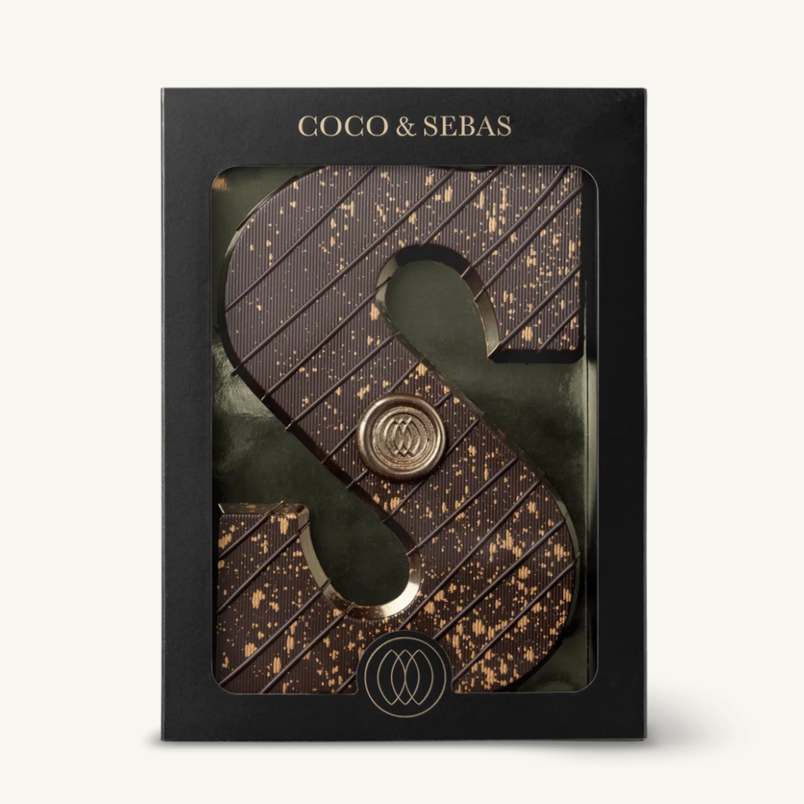 COCO & SEBAS Coco & Sebas - Sinterklaas Chocoladeletter Pure Chocolade