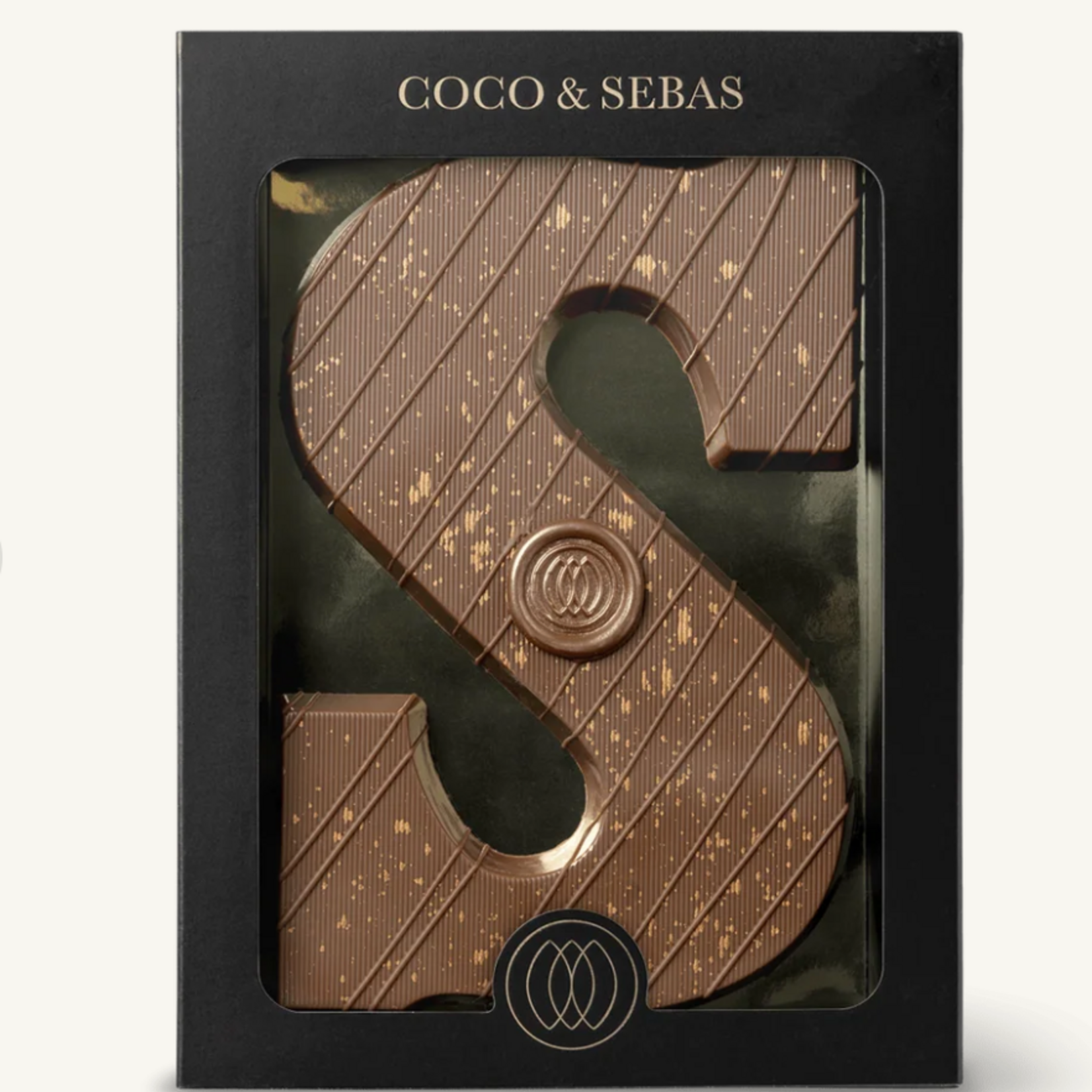 COCO & SEBAS Coco & Sebas - Sinterklaas Chocoladeletter Melk Chocolade