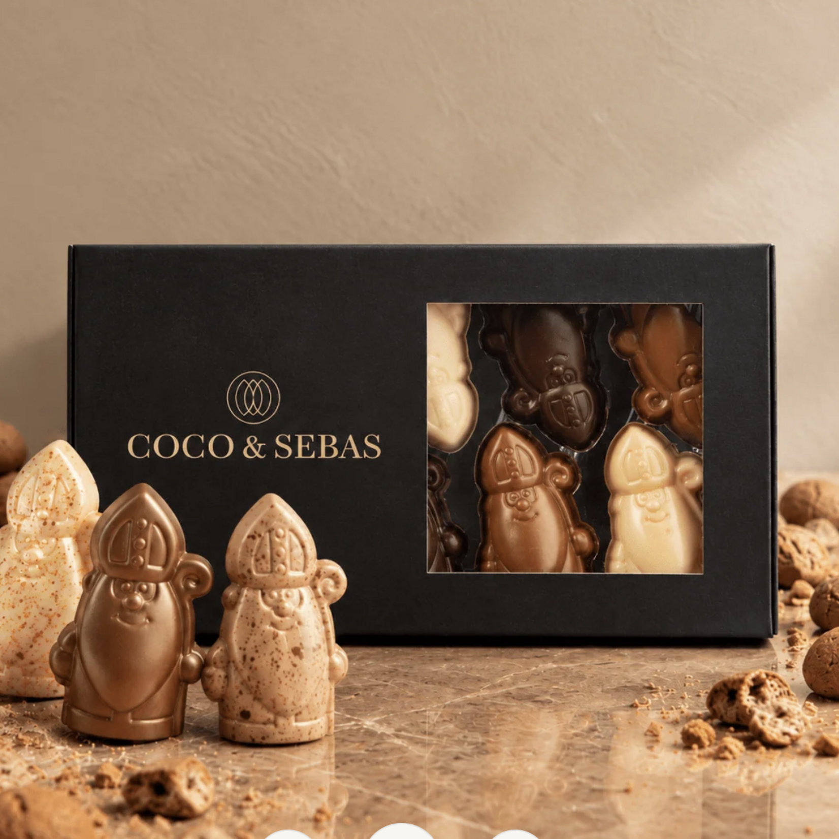 COCO & SEBAS Coco & Sebas - Sint bites Mix (melk, wit, karamel) 100g