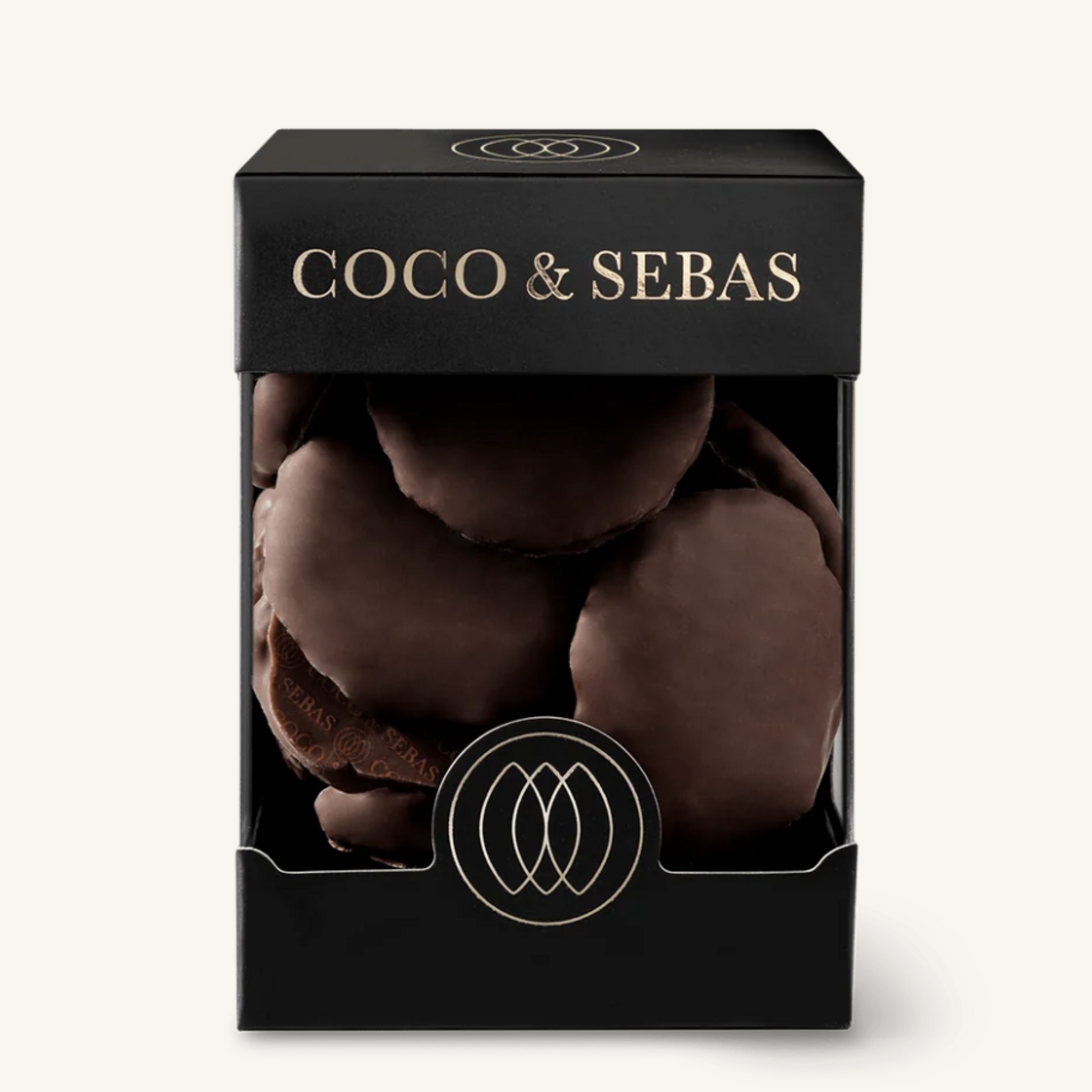 COCO & SEBAS Coco & Sebas - Waffles chocolade puur - Stroopwafeltjes