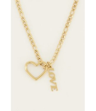 Pure Sense KETTING BEDELS HARTJE & LOVE