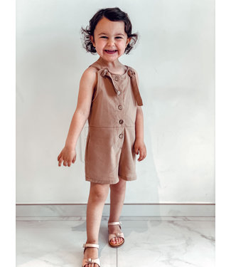 Pure Sense ALLIA'S PRETTY BEIGE PLAYSUIT