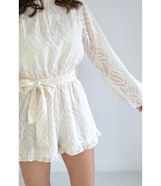 Pure Sense ROMANTIC PLAYSUIT PLAYSUIT ECRU