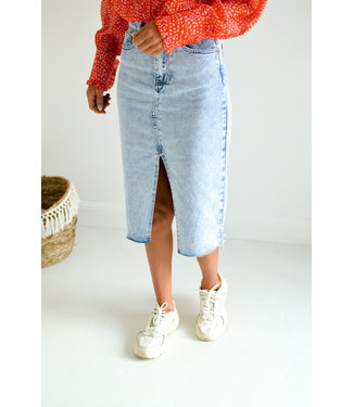 Pure sense SOPHIA MIDI DENIM SKIRT 8285