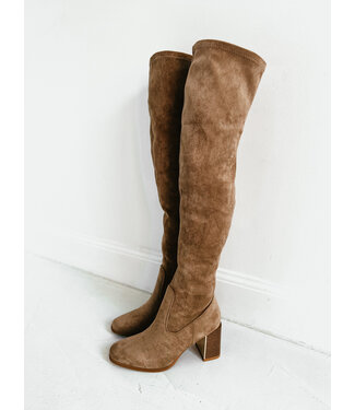 Pure Sense OVER THE KNEE BOOTS  BEIGE