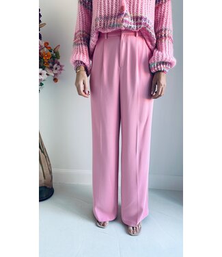 Pure Sense MAGALIE PINK CLASSIC WIDE TROUSER