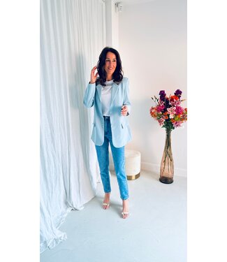 Pure Sense JOANY BLUE OVERSIZED BLAZER