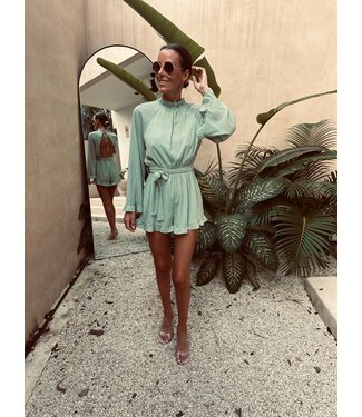 Pure Sense LAURENE MINT STRASS PLAYSUIT