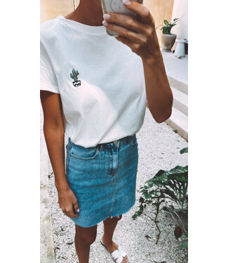 Pure Sense NOA WHITE CACTUS T-SHIRT