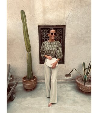 Pure Sense NOURIA GREEN MARRAKECH BLOUSE