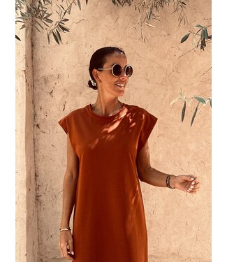 Pure Sense PRE-ORDER VELMA CAMEL SWEATERDRESS