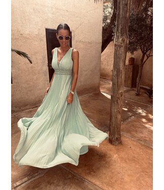 Pure Sense YASIRA MINT PEARLS DRESS