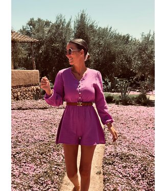 Pure Sense ALYONA PURPLE TETRA PLAYSUIT