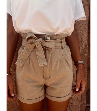 Pure Sense CELENE SAND DENIM SHORT