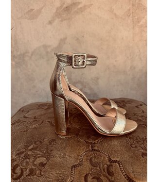 Pure Sense GOLD HIGH OPEN HEELS